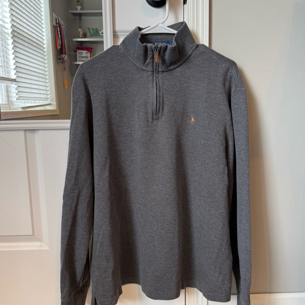 Ralph Lauren Gray Half-Zip Pullover
